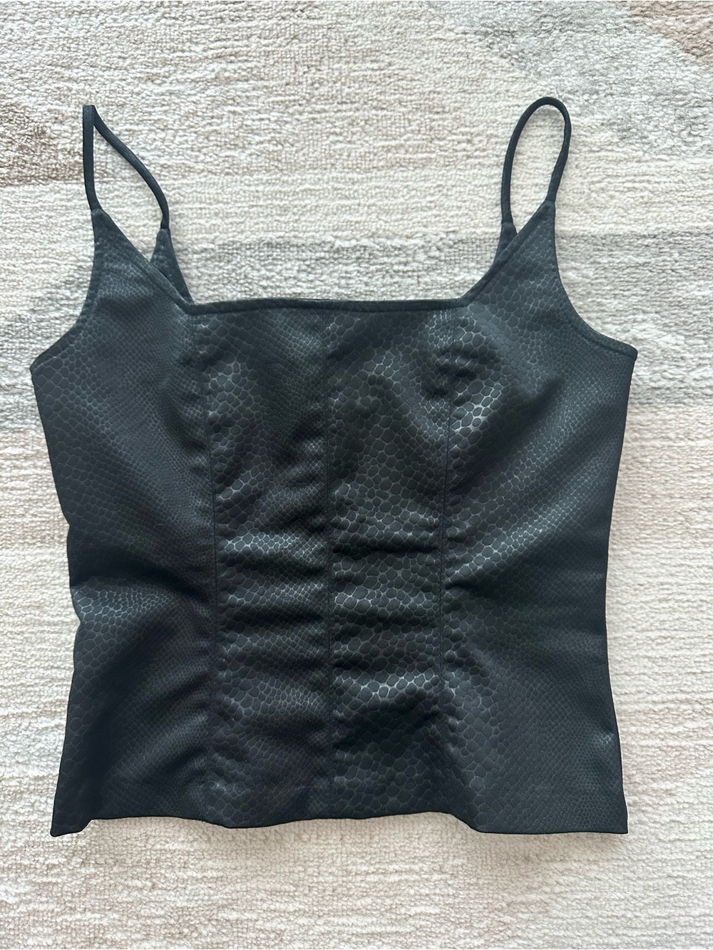 XOXO Vintage Y2K Snake Print Bustier Top Size M